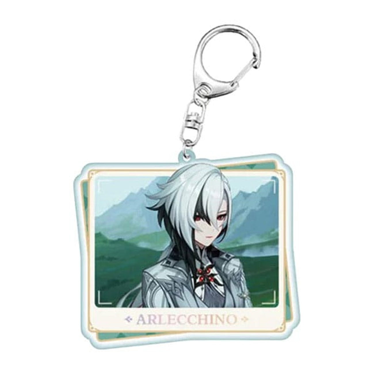 Productafbeelding Genshin Impact Acryl Sleutelhanger Arlecchino 7 cm