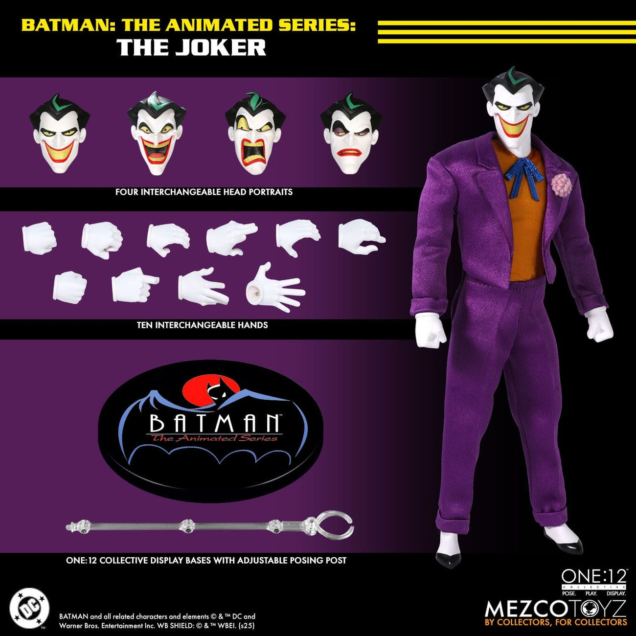 Productafbeelding Batman: The Animated Series Actiefiguur 1/12 The Joker 17 cm
