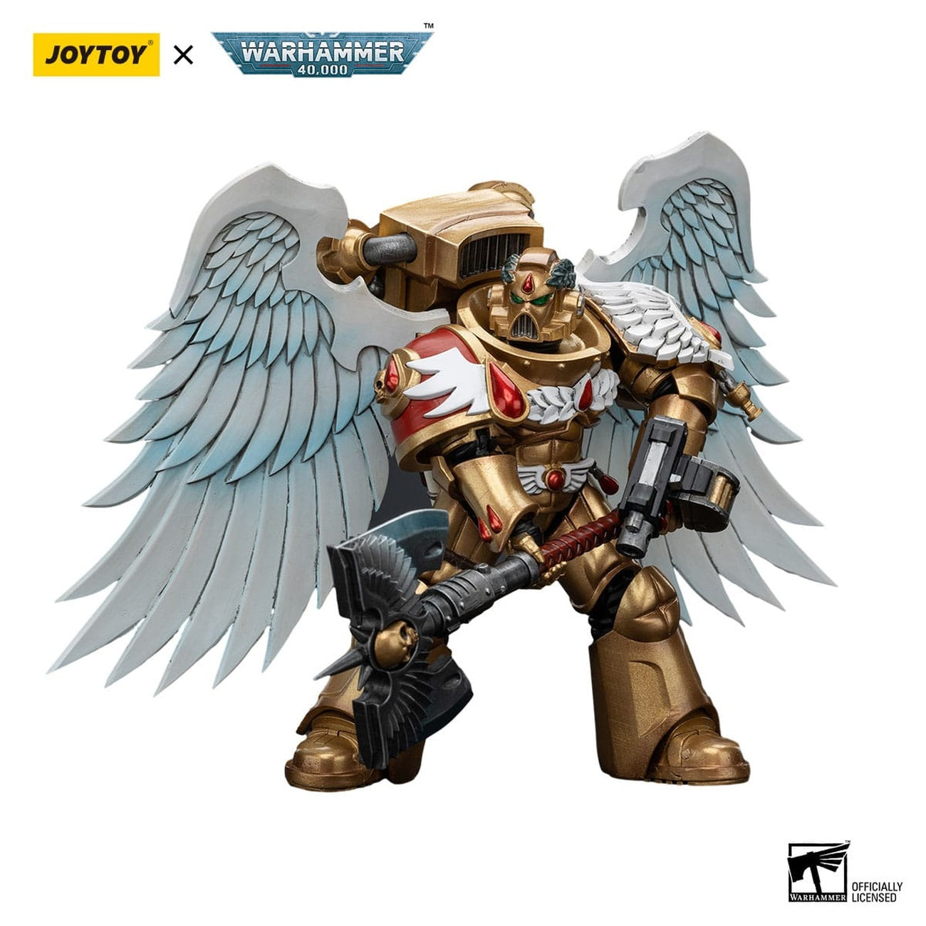 Productafbeelding Warhammer 40,000 Actiefiguur 1/18 Blood Angels Sanguinary Guard with Encarmine Axe 12 cm
