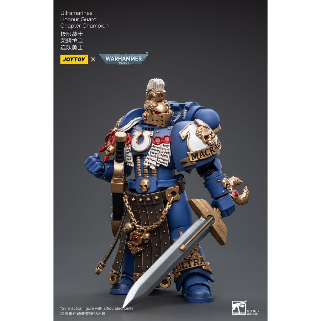 Productafbeelding Warhammer 40k actiefiguur 1/18 Ultramarines Honour Guard Chapter Champion 12 cm