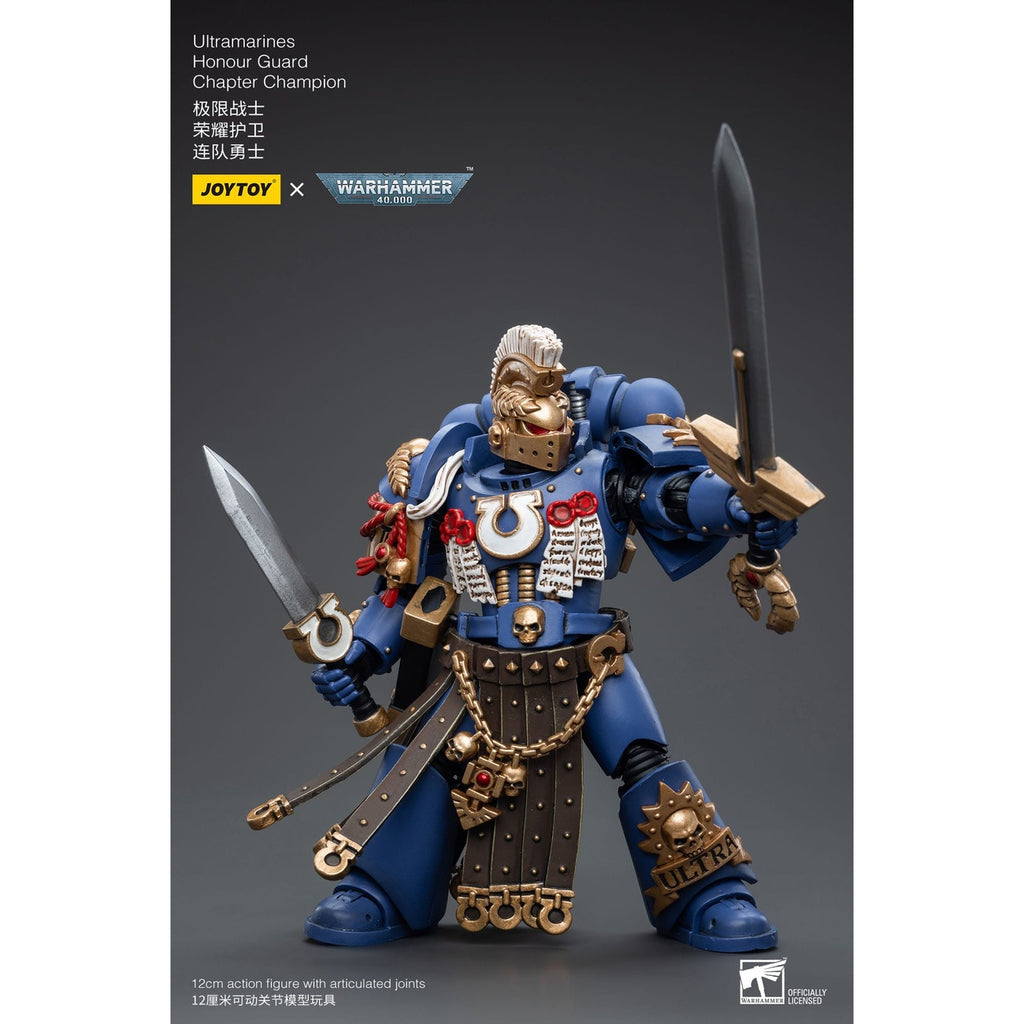 Productafbeelding Warhammer 40k actiefiguur 1/18 Ultramarines Honour Guard Chapter Champion 12 cm