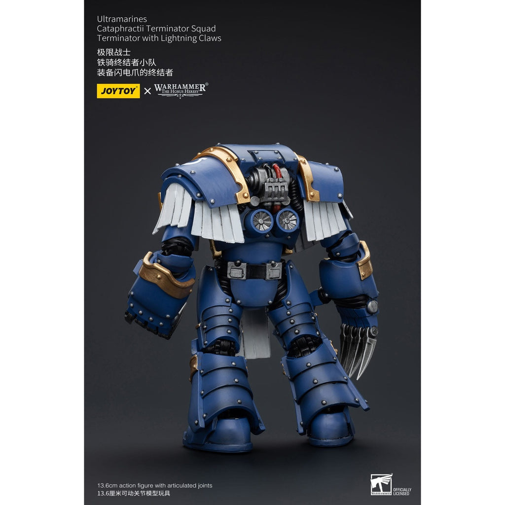 Productafbeelding Warhammer The Horus Heresy actiefiguur 1/18 Ultramarines Cataphractii Terminator Squad Terminator with Lightning Claws 1