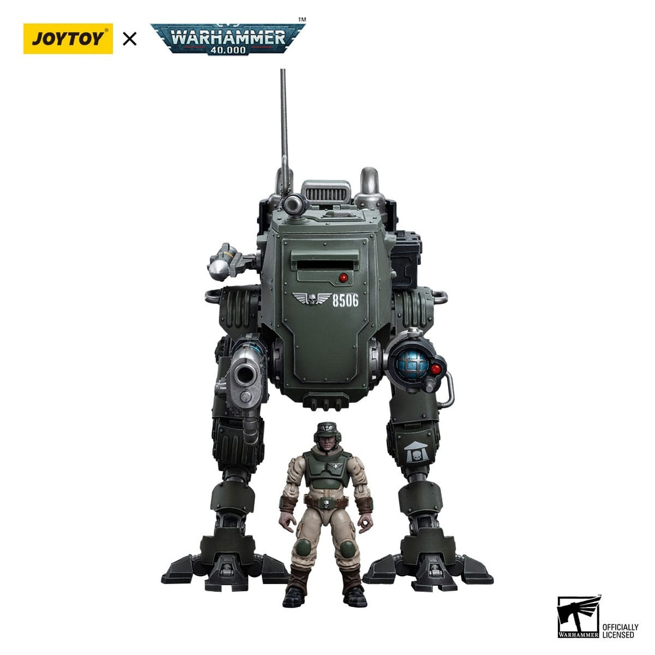 Productafbeelding Warhammer 40k Actiefiguur 1/18 Astra Militarum Cadian Armoured Sentinel 12 cm