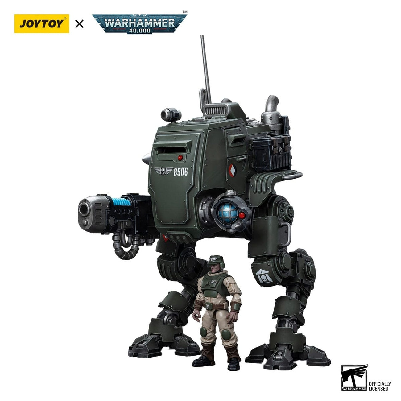 Productafbeelding Warhammer 40k Actiefiguur 1/18 Astra Militarum Cadian Armoured Sentinel 12 cm