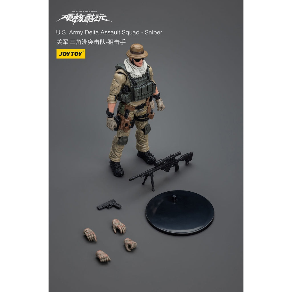 Productafbeelding Hardcore Coldplay Actiefiguur 1/18 U.S. Army Delta Assault Squad Sniper 11 cm