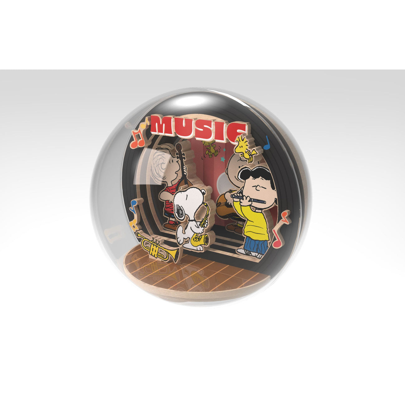 Productafbeelding Peanuts Puremind Modelset Wooden Theater Globe Night of Music