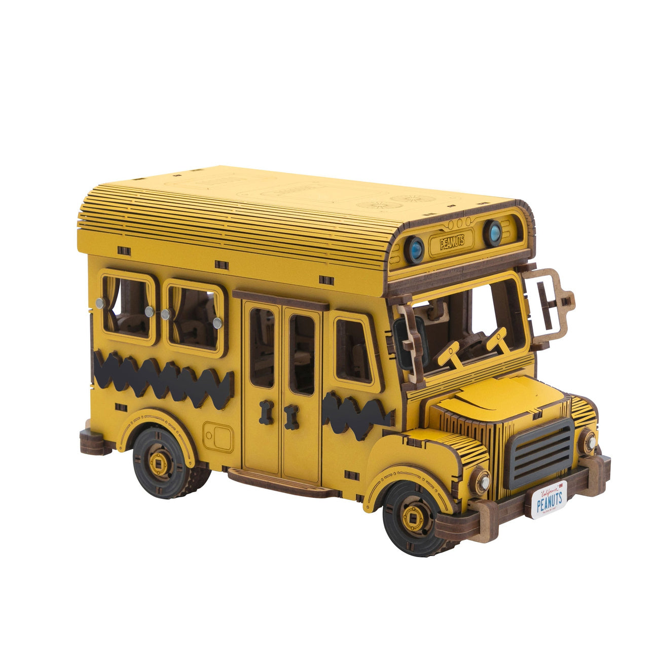 Productafbeelding Peanuts Puremind Bouwset Schoolbus