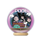 Productafbeelding The Peanuts Puremind Modelbouwset Wooden Theater Globe Cool Pool