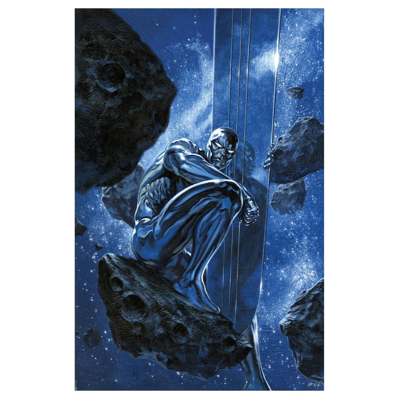 Productafbeelding Marvel kunstdruk Silver Surfer: Ghost Light 61 x 41 cm - oningelijst