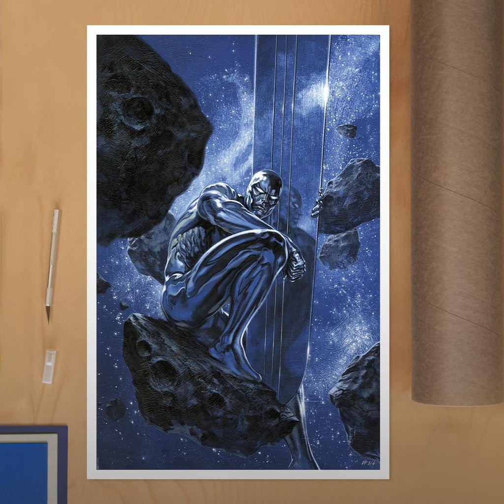 Productafbeelding Marvel kunstdruk Silver Surfer: Ghost Light 61 x 41 cm - oningelijst