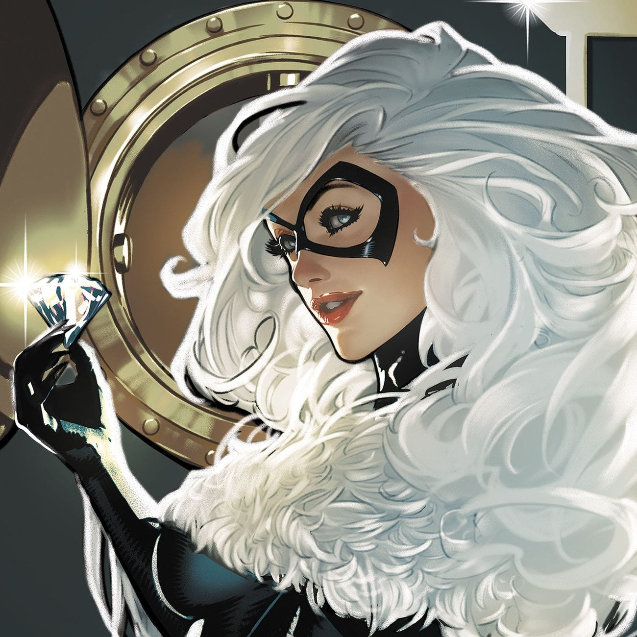 Productafbeelding The Amazing Spider-Man kunstprint Cosmic Black Cat 61 x 41 cm - oningelijst