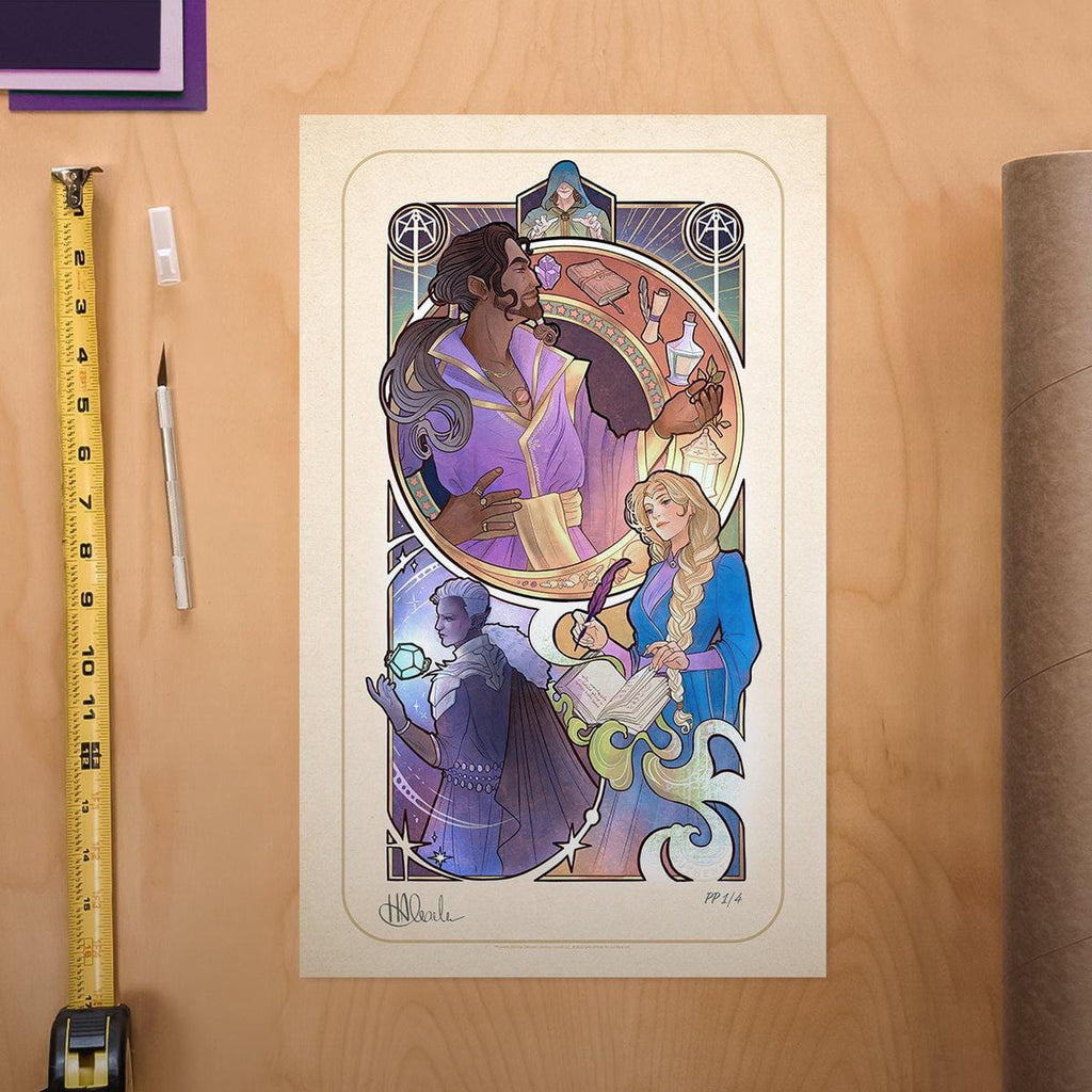 Product image Critical Role Art Print Matthew Mercer: 10th Anniversary Art Nouveau Illustrations 46 x 28 cm – unframed