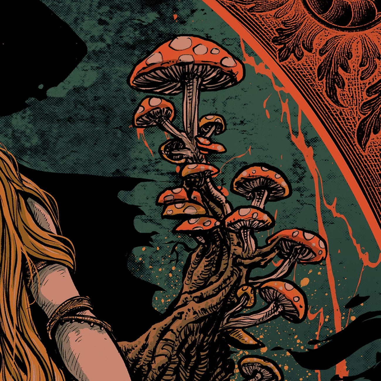 Productafbeelding Sideshow Originals kunstprint The Witch of the Woods 61 x 46 cm – oningelijst