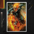 Productafbeelding Marvel Kunstprint Cosmic Ghost Rider 61 x 41 cm – oningelijst