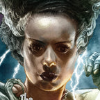 Productafbeelding Frankensteins Bruid Artprint Bride of Frankenstein (Color Variant) door Ruiz Burgos 61 x 46 cm – oningelijst