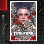 Productafbeelding Frankensteins bruid artprint Bride Afterlife by Brian M. Viveros 61 x 41 cm – oningelijst