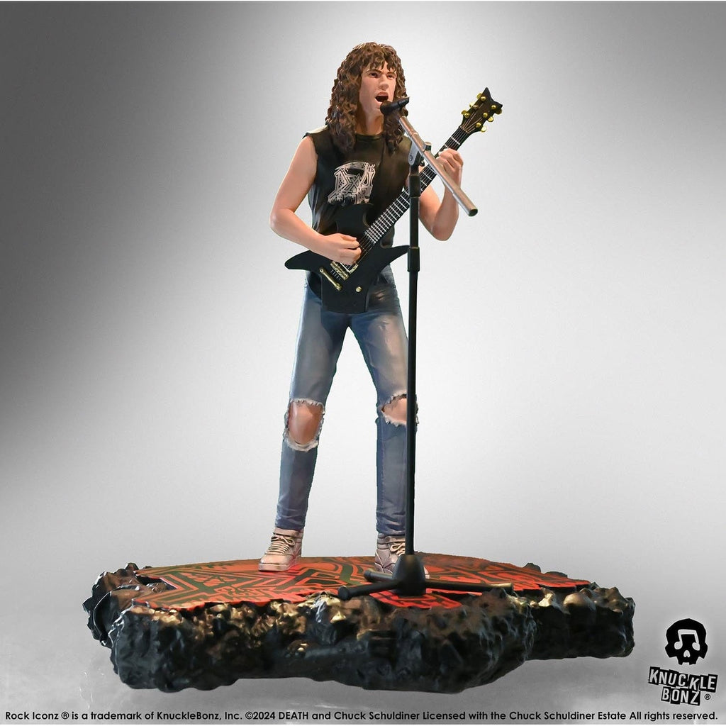 Productafbeelding Death Rock Iconz Statue Chuck Schuldiner II 22 cm