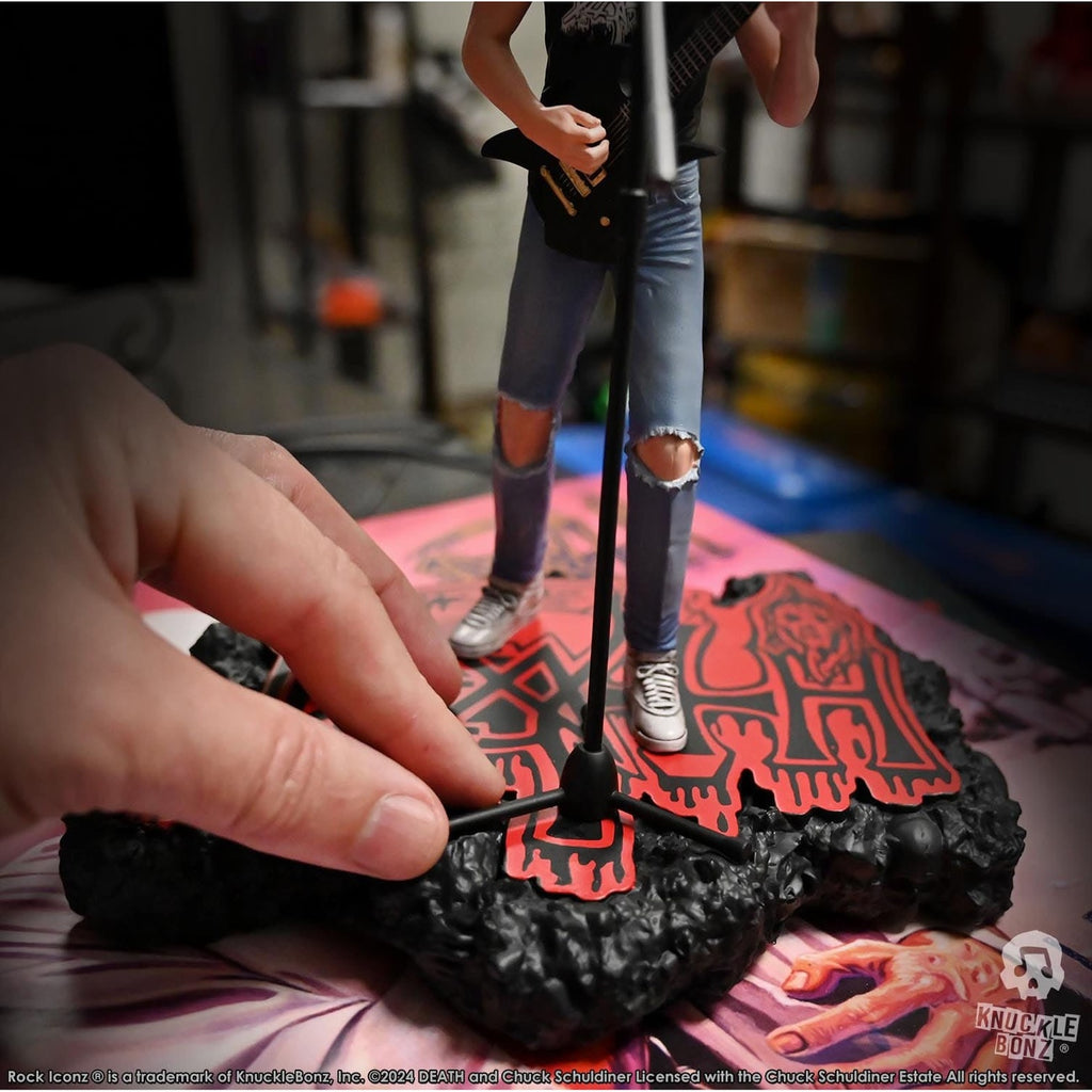 Productafbeelding Death Rock Iconz Statue Chuck Schuldiner II 22 cm