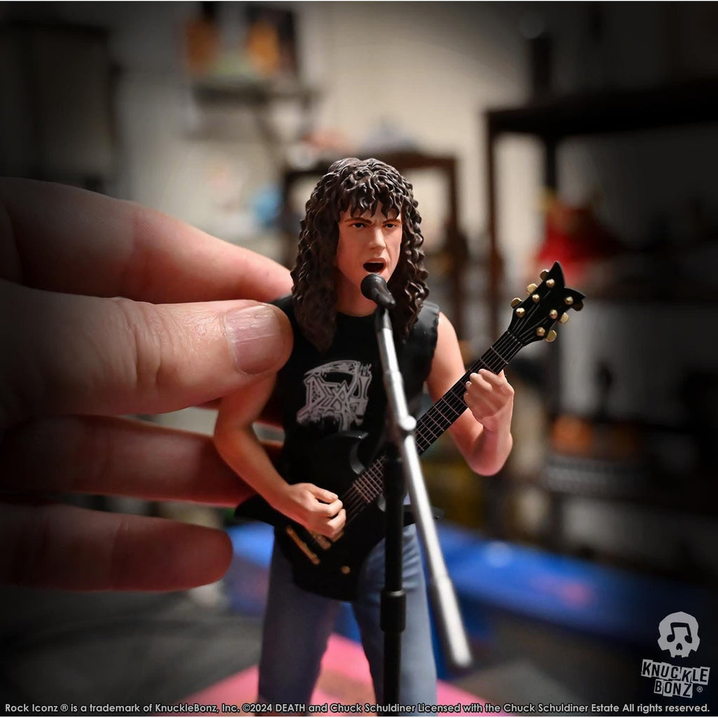 Productafbeelding Death Rock Iconz Statue Chuck Schuldiner II 22 cm