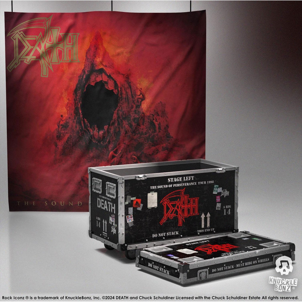 Productafbeelding Death Rock Ikonz On Tour Road Case Beeld & Stage-achtergrond Set The Sound of Perseverance Tour 1998