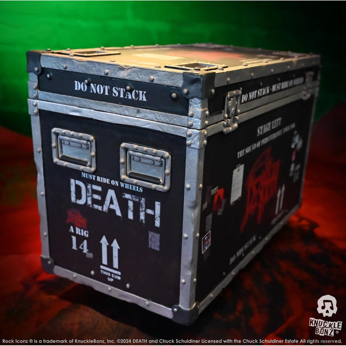 Productafbeelding Death Rock Ikonz On Tour Road Case Beeld & Stage-achtergrond Set The Sound of Perseverance Tour 1998