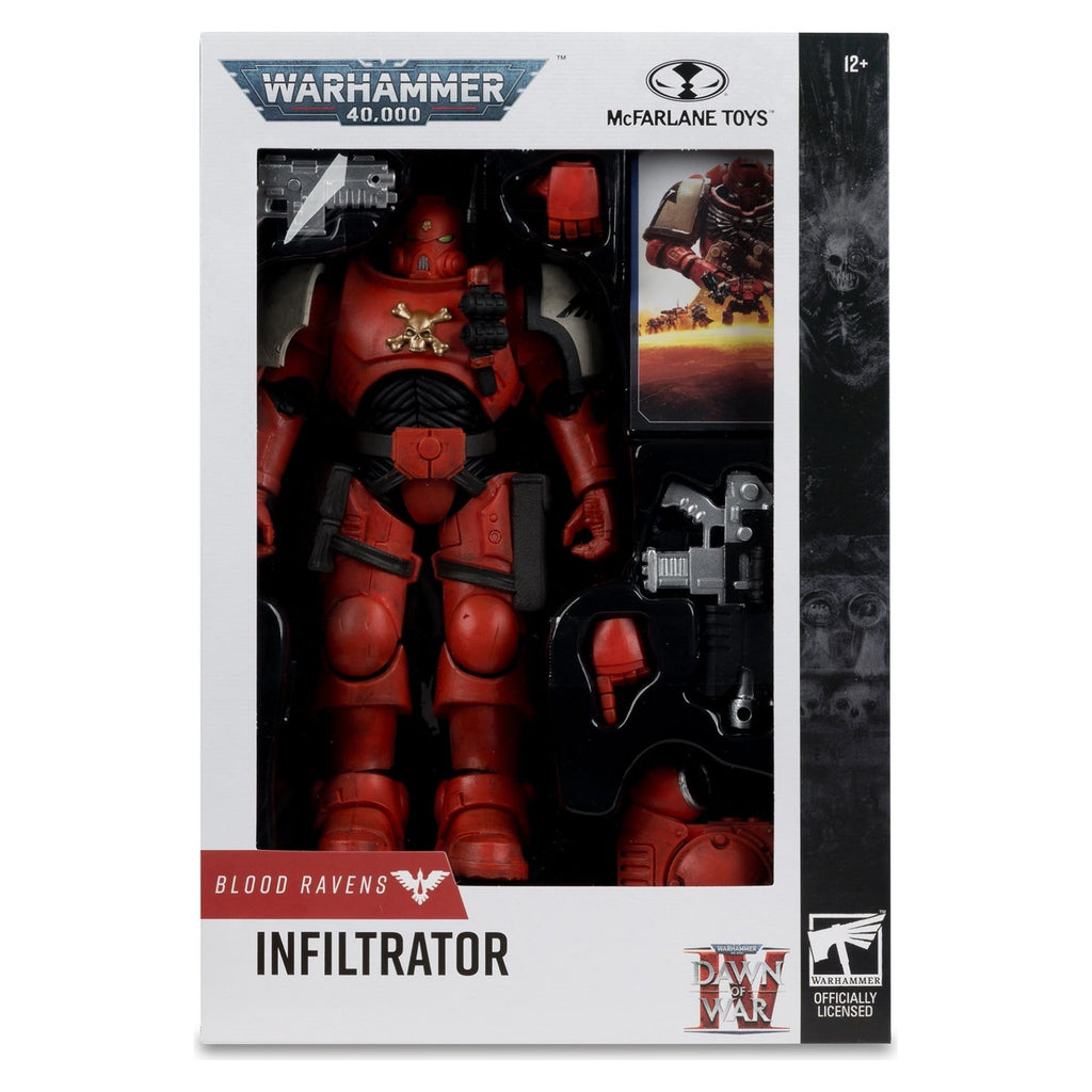 Productafbeelding Warhammer 40.000 actiefiguur Infiltrator (Blood Ravens) (Dawn of War 4) 20 cm