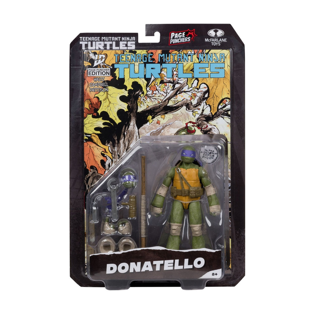 Productafbeelding Teenage Mutant Ninja Turtles Page Punchers actiefiguur Donatello 13 cm