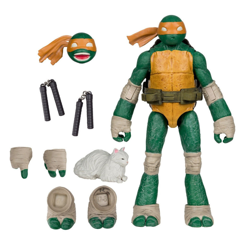 Productafbeelding Teenage Mutant Ninja Turtles Page Punchers actiefiguur Michelangelo 13 cm
