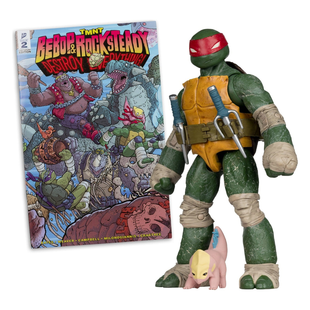 Productafbeelding Teenage Mutant Ninja Turtles Page Punchers actiefiguur Raphael 13 cm