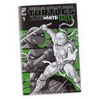 Productafbeelding Teenage Mutant Ninja Turtles Page Punchers actiefiguur Leonardo (Black White & Green) (Red Platinum Edition) 13 cm