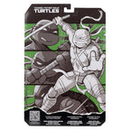 Productafbeelding Teenage Mutant Ninja Turtles Page Punchers actiefiguur Leonardo (Black White & Green) (Red Platinum Edition) 13 cm