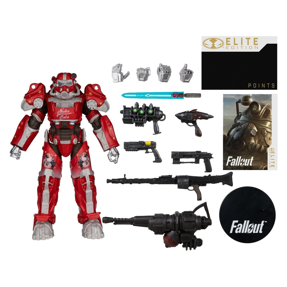 Productafbeelding Fallout McFarlane Elite Edition Actiefiguur Fallout 76 Nuka Cola T-60 (Gold Label) 19 cm