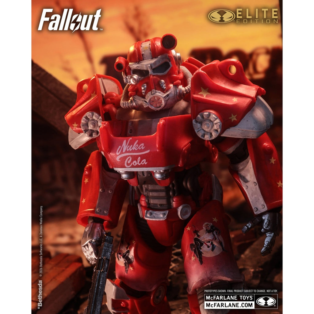 Productafbeelding Fallout McFarlane Elite Edition Actiefiguur Fallout 76 Nuka Cola T-60 (Gold Label) 19 cm
