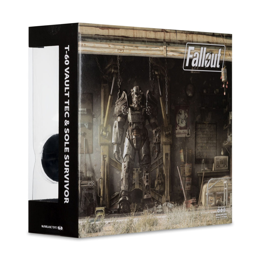 Productafbeelding Fallout 4 Beelden 2-pack T-60 Vault-Tec & Sole Survivor 18 cm