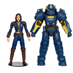 Productafbeelding Fallout 4 Beelden 2-pack T-60 Vault-Tec & Sole Survivor 18 cm