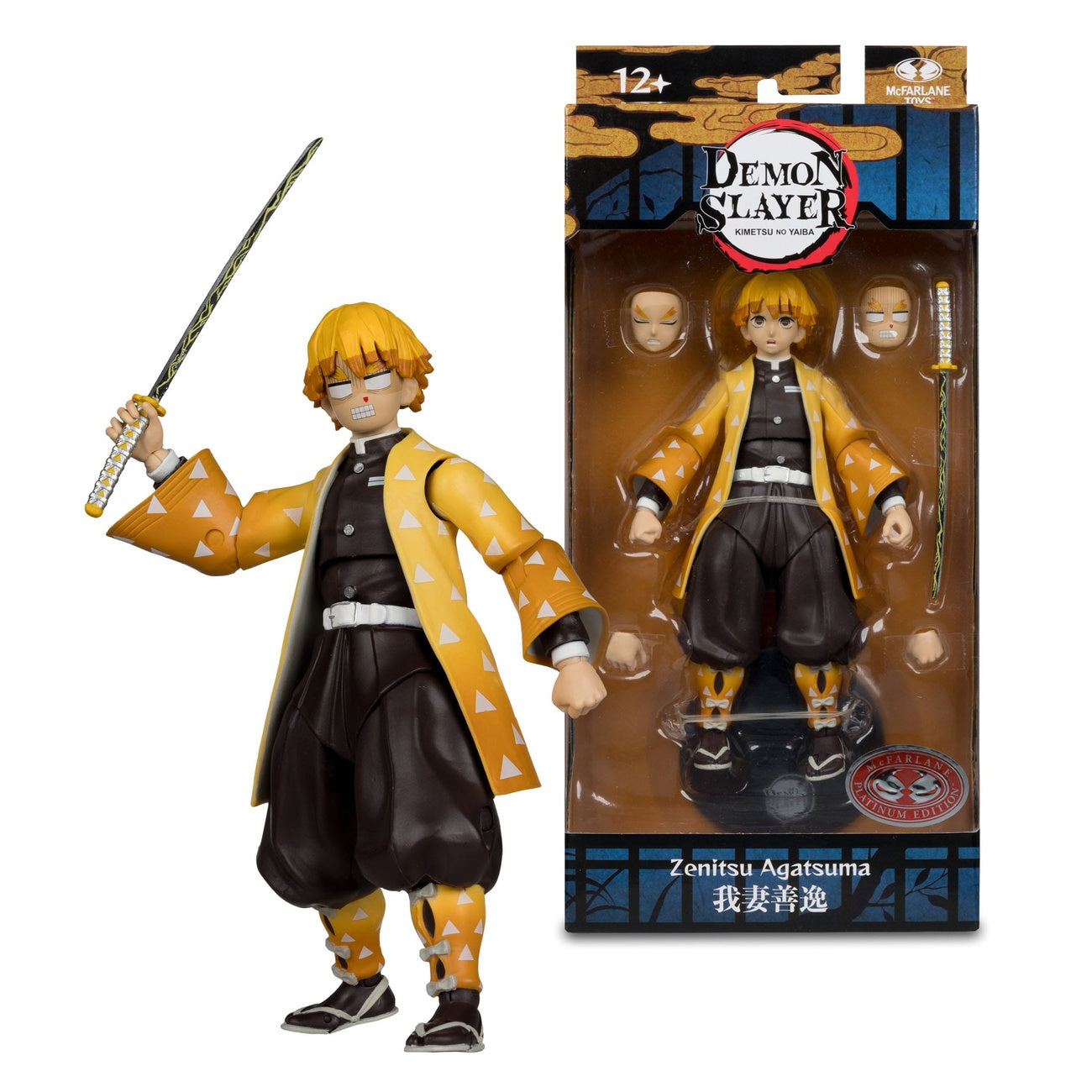 Productafbeelding Demon Slayer Actiefiguur Zenitsu Agatsuma Platinum Edition 15 cm