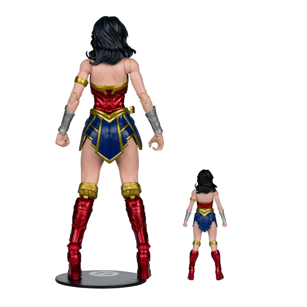 Productafbeelding DC Justice League Monsterverse DC Multiverse Actiefiguren 2-pack Wonder Woman vs. Atomic Blast Godzilla 18 cm