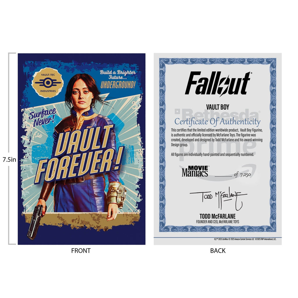 Productafbeelding Fallout Movie Maniacs actiefiguur Vault Boy Versie 2 14 cm