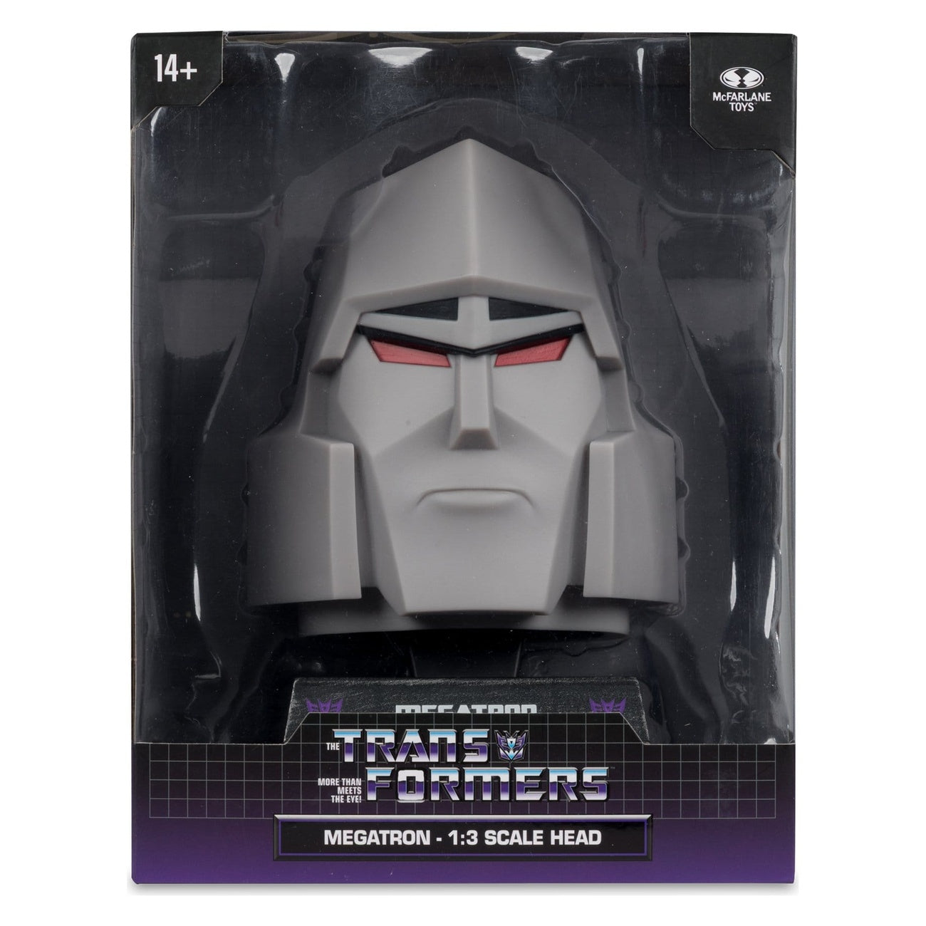 Productafbeelding Transformers Mini-replica Hoofd 1/3 Megatron 18 cm