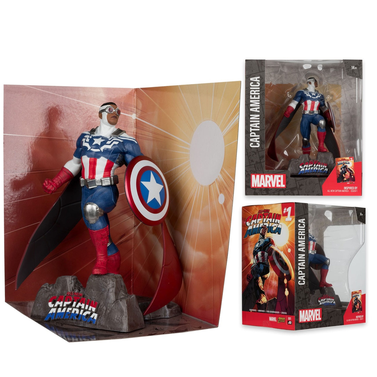Productafbeelding Marvel Collection PVC-figuur 1/10 Captain America (All-New Captain America #1) 17 cm