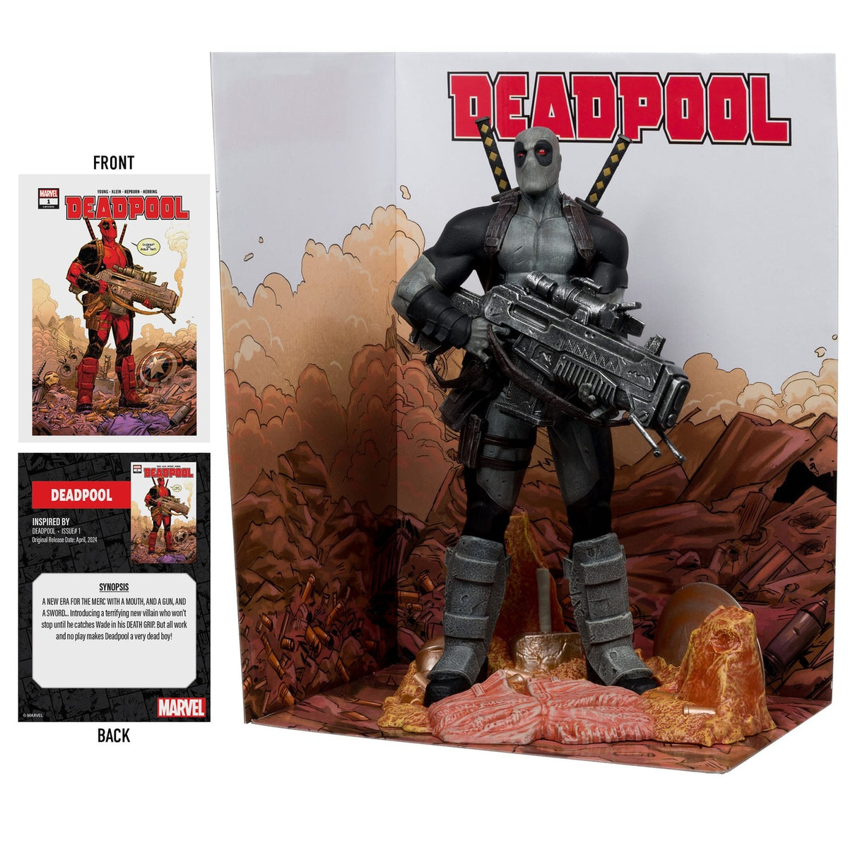 Productafbeelding Marvel Collection PVC Statue 1/6 Deadpool (Deadpool #1) (Grey Suit Chase) 27 cm