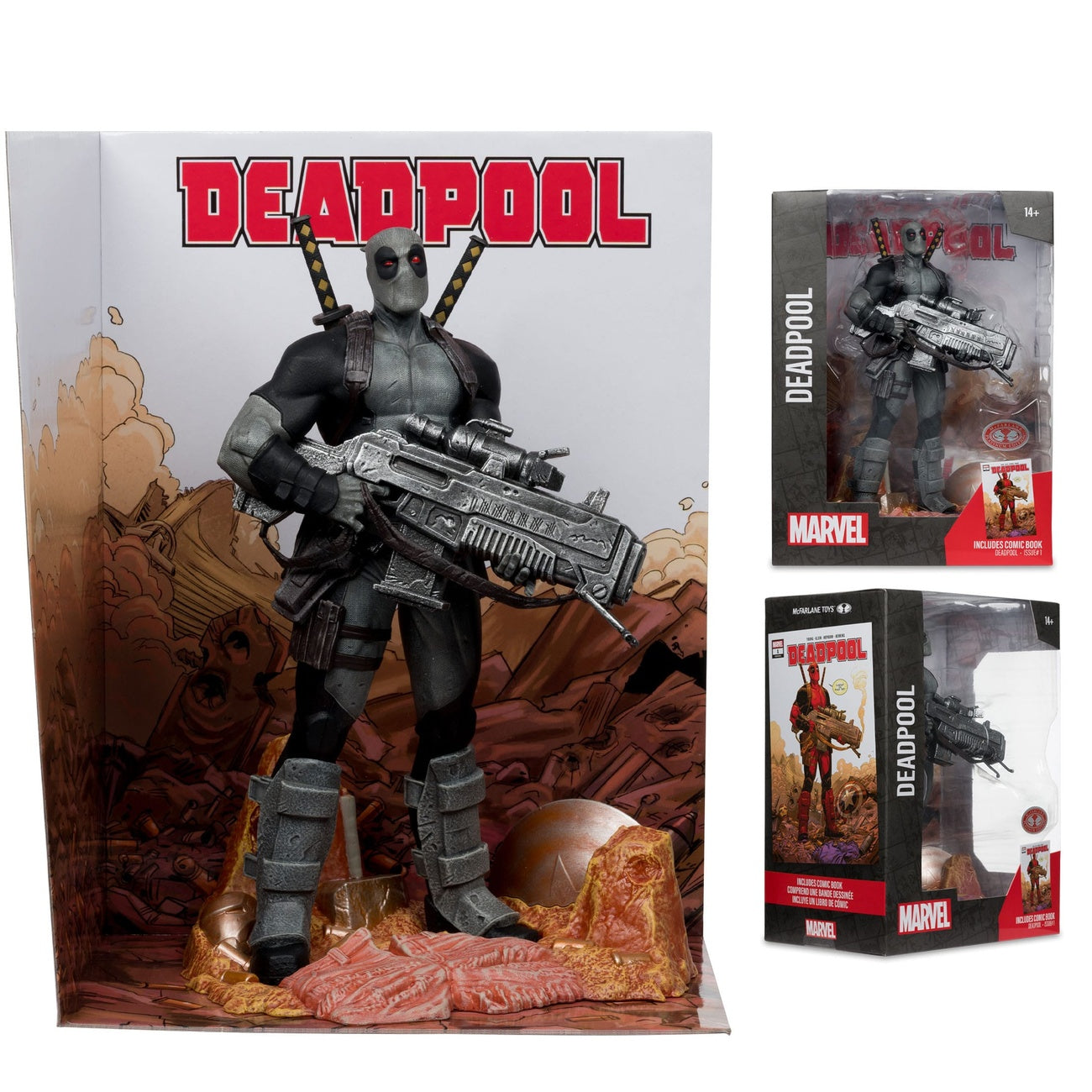 Productafbeelding Marvel Collection PVC Statue 1/6 Deadpool (Deadpool #1) (Grey Suit Chase) 27 cm