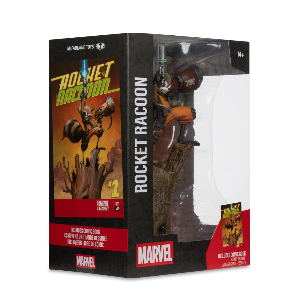 Productafbeelding Marvel Collection PVC Statue 1/6 Rocket Raccoon (Rocket Raccoon: A Chasing Tale #1) 18 cm