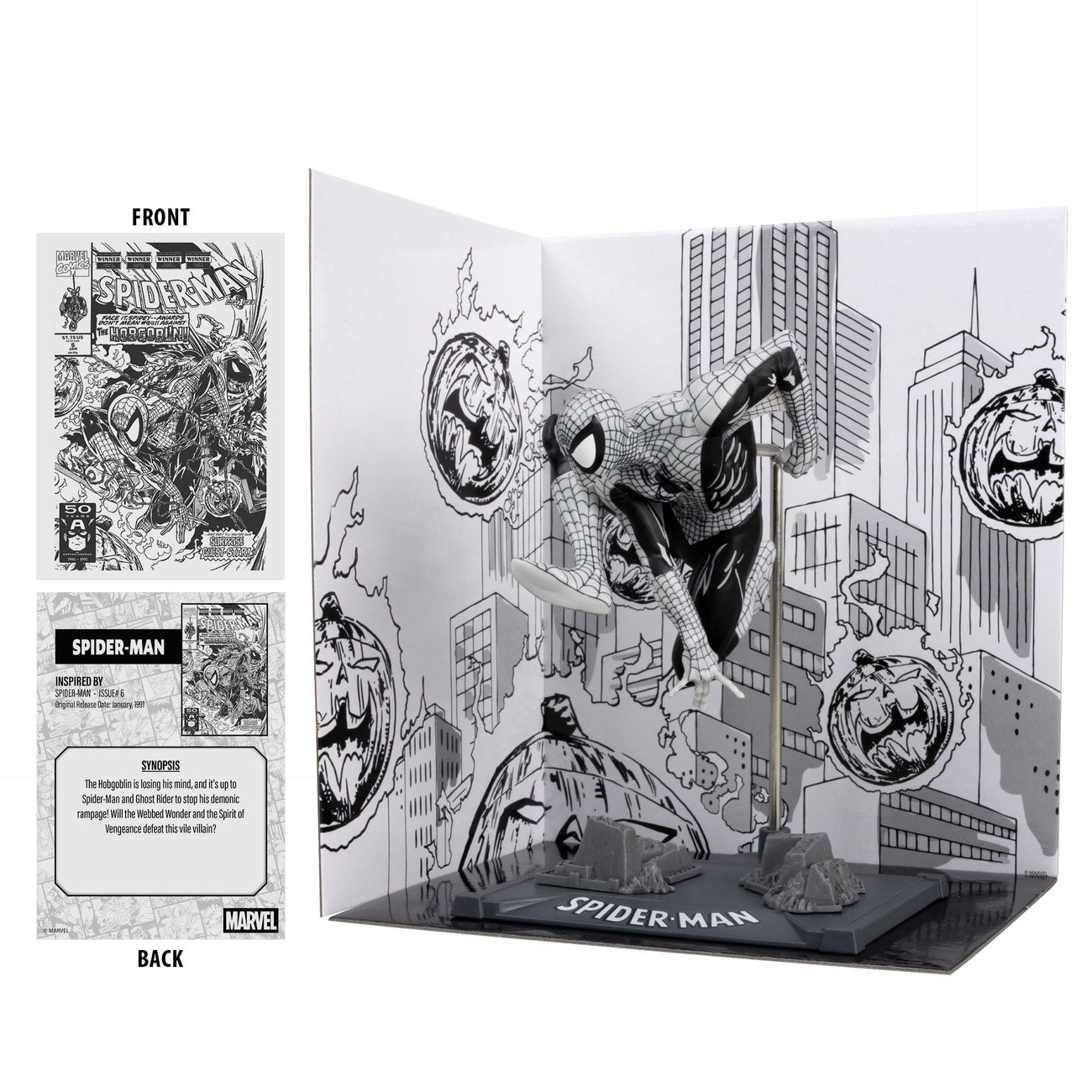 Productafbeelding Marvel Collection PVC Beeld 1/10 Spider-Man (Spider-Man #6) (Line Art) (Gold Label) 10 cm