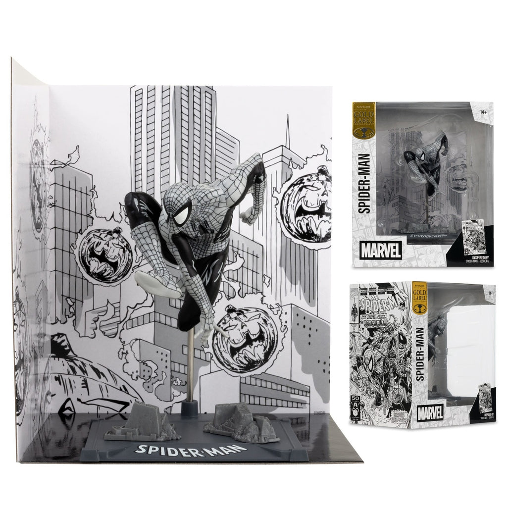 Productafbeelding Marvel Collection PVC Beeld 1/10 Spider-Man (Spider-Man #6) (Line Art) (Gold Label) 10 cm