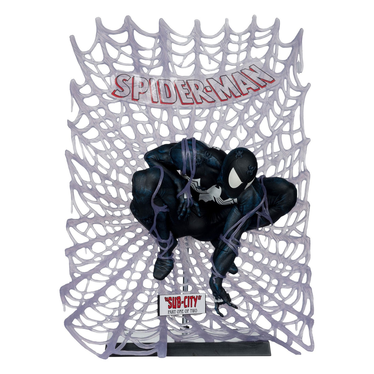 Productafbeelding Marvel Collection PVC Beeld 1/6 Spider-Man (Spider-Man #1)(Zwart Pak)(Chase) 15 cm