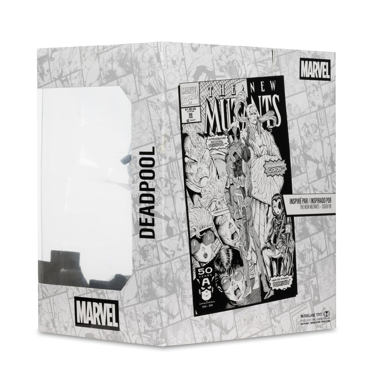 Productafbeelding Marvel Collection PVC Statue 1/10 Deadpool (The New Mutants #98) (Line Art) (Gold Label) 17 cm