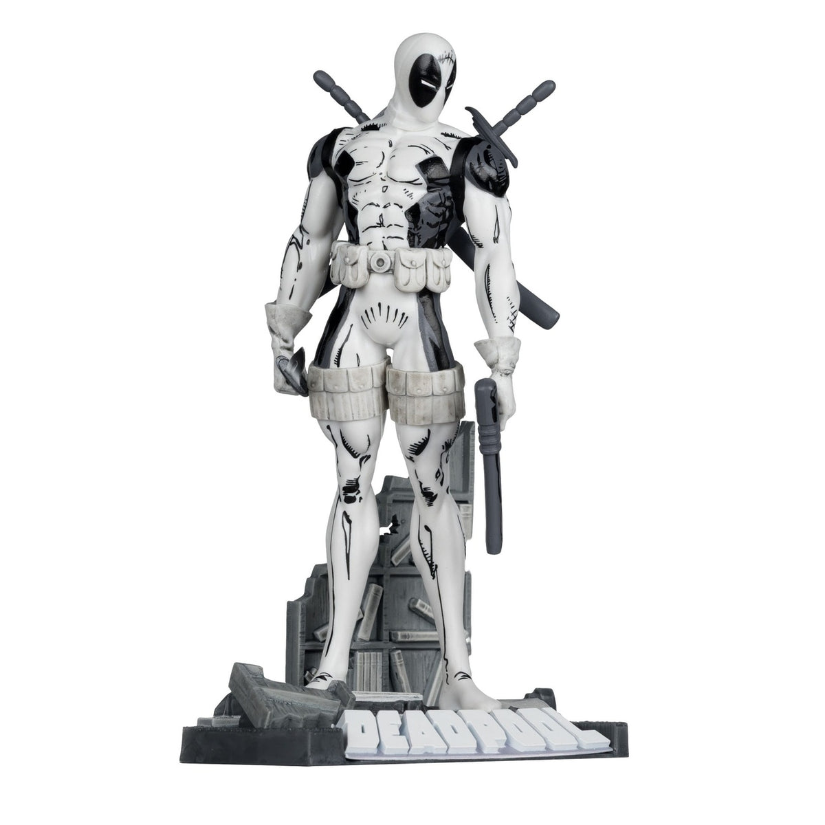Productafbeelding Marvel Collection PVC Statue 1/10 Deadpool (The New Mutants #98) (Line Art) (Gold Label) 17 cm