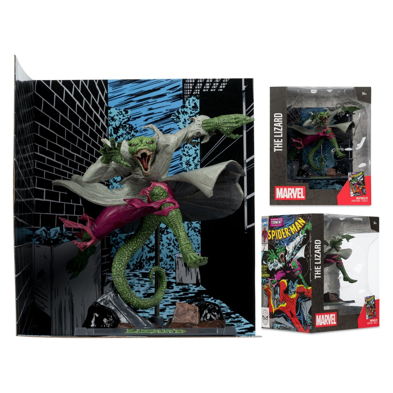 Productafbeelding Marvel Collection PVC Beeld 1/10 The Lizard (Spider-Man #2) 15 cm