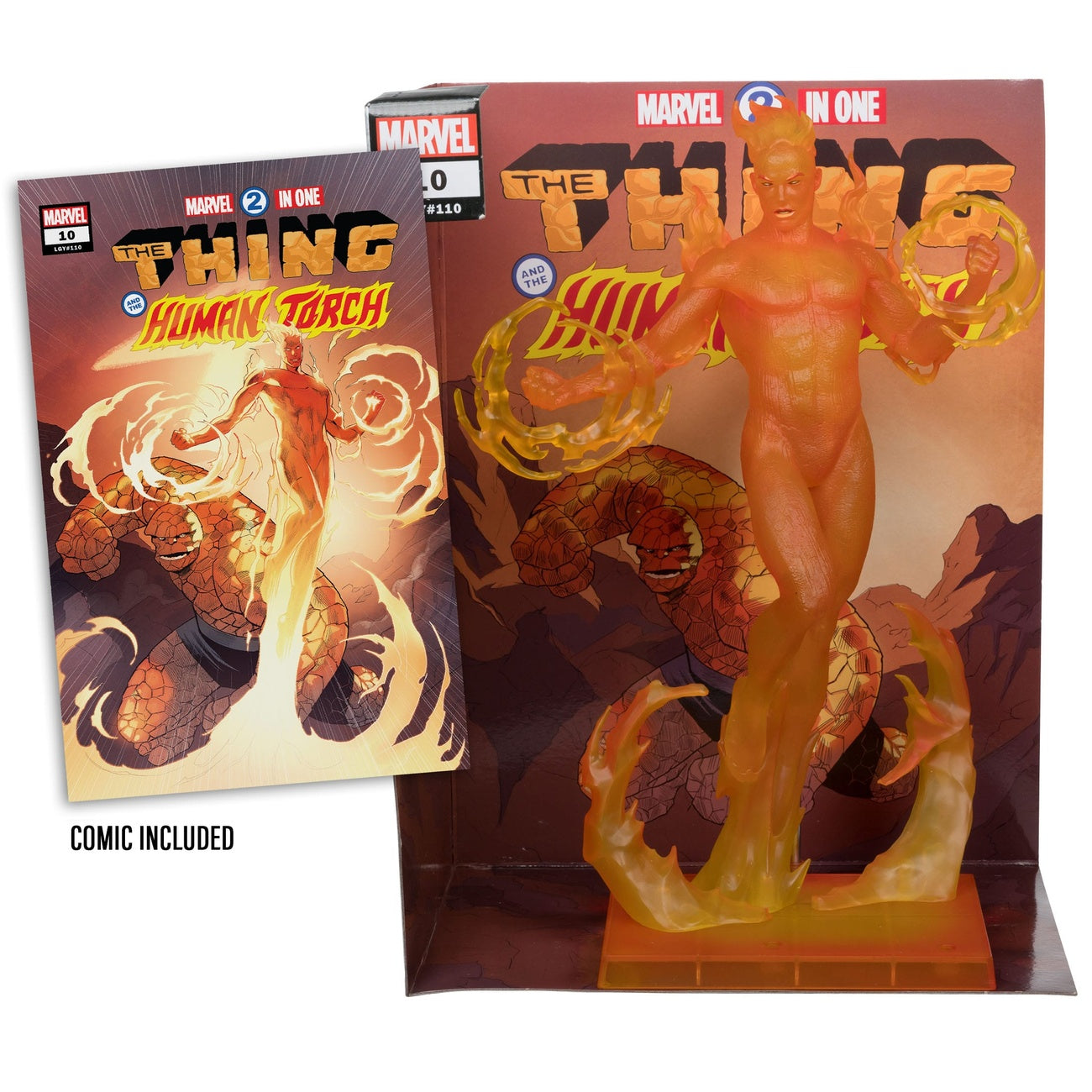Productafbeelding Marvel Collection PVC Beeld 1/6 Human Torch (Marvel 2 in 1 #10) 29 cm